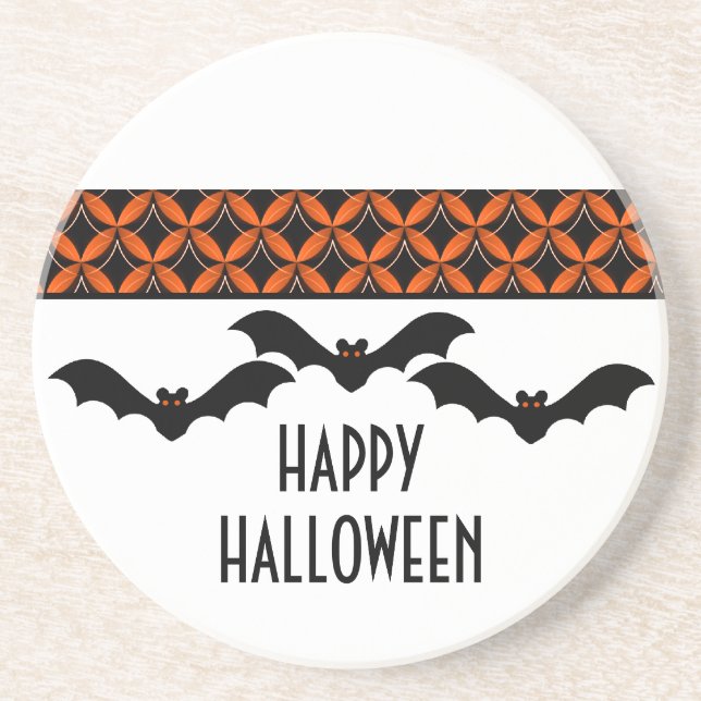 Porta copos de Halloween do Glam Bats (Frente)