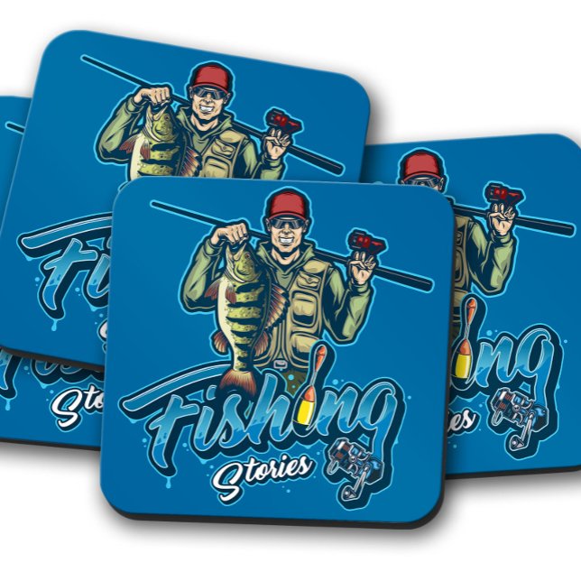 Porta copos de Histórias de Pesca de Bass | Conjun (Criador carregado)