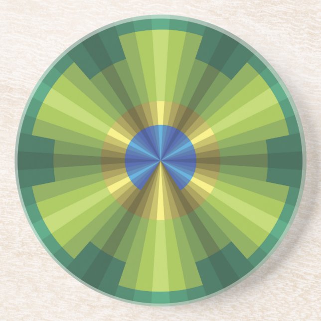 Porta copos de Illusão de Peacock (Frente)