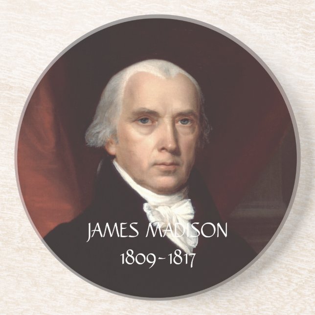 Porta copos de James Madison (Frente)