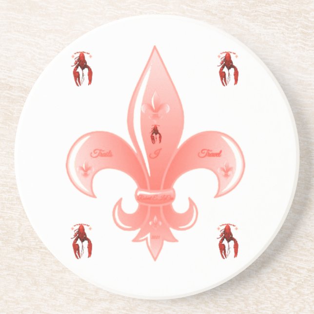 Porta copos de lagosta (Frente)