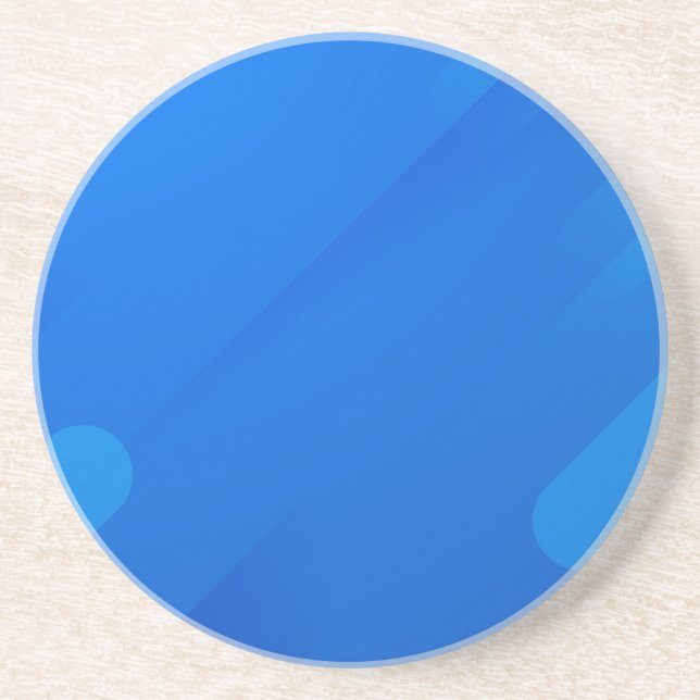 Porta copos de Linhas Azuis Dinâmicas (Frente)