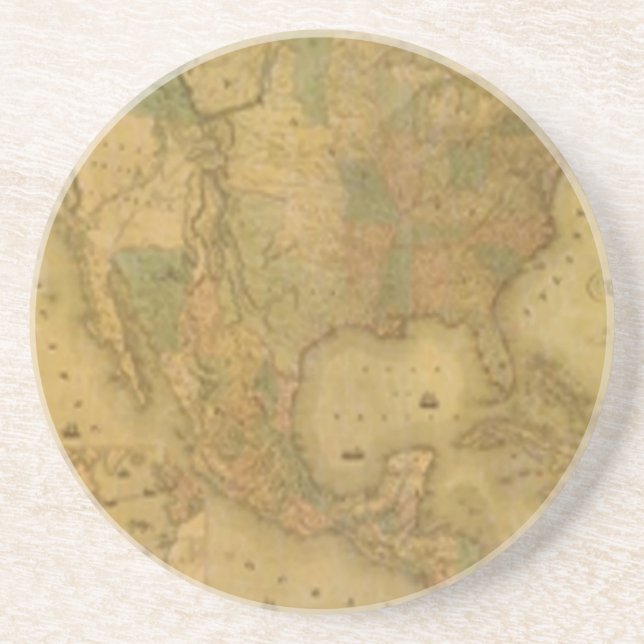 PORTA COPOS de Mapa EUA (Frente)