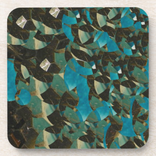 Porta copos de Mosaico Blue Cork