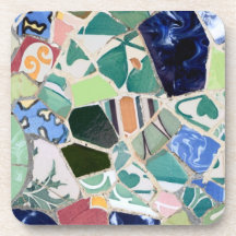 porta copos de mosaicos Park Guell