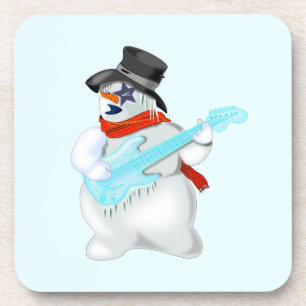 Porta copos de Natal com Snowman Rock
