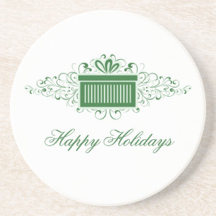 Porta copos de natal, verde