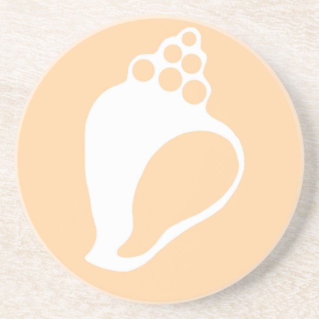 Porta copos de Peach Shell (Frente)