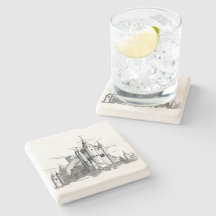 Porta copos de pedra - Alcazar