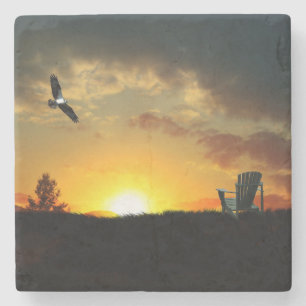 Porta copos de Pedra Amarelo do Curso