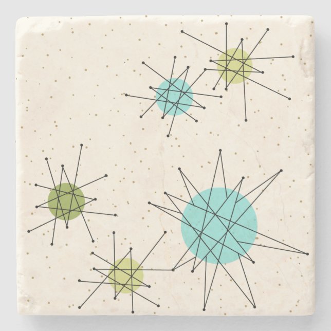 Porta copos de pedra atômica icónica de Starbursts (Frente)