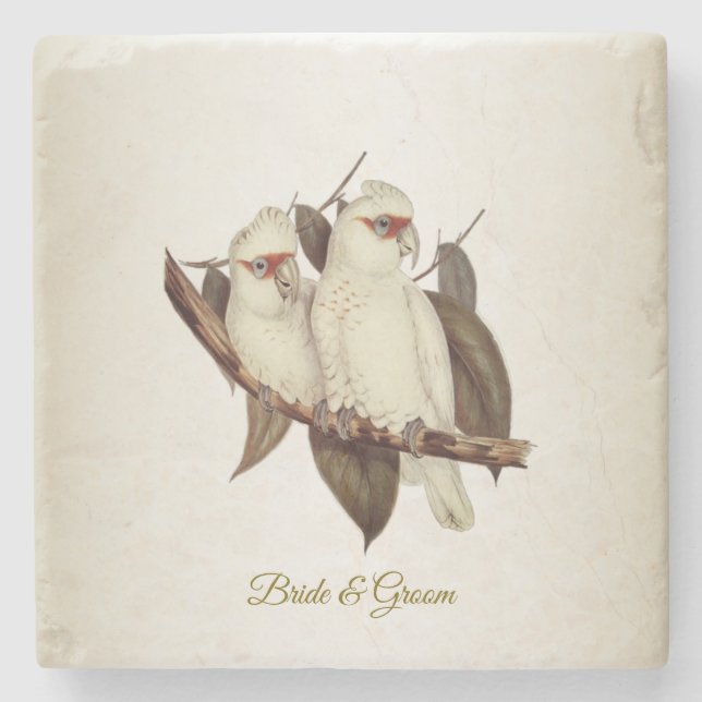 Porta copos de Pedra Branca (Frente)