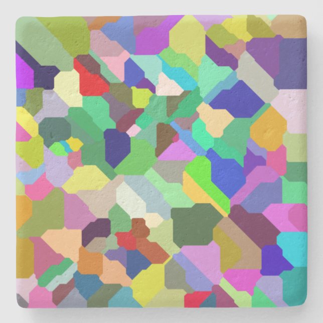 Porta copos de pedra calcária do Azulejo inclinada (Frente)