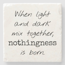 Porta copos De Pedra Clara E Escura