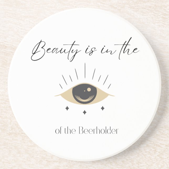 Porta copos de pedra cônica - Pun de amantes de ce (Frente)