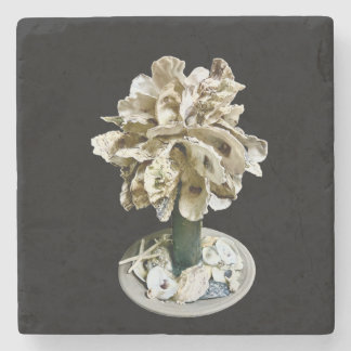 Porta copos de Pedra da Árvore Palmetto