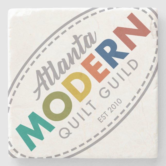 Porta copos de pedra de AMQG (Frente)