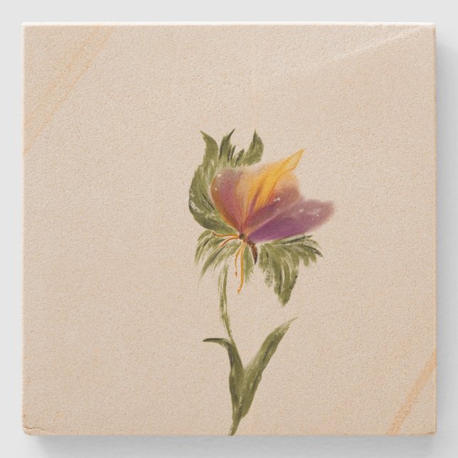 Porta copos de pedra de areia (Frente)