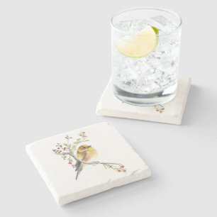 Porta copos de Pedra de Arte Americana Goldfinch W