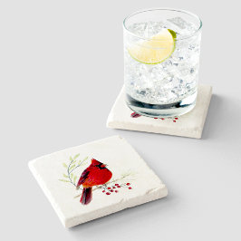 Porta copos de Pedra de Arte Cardinal