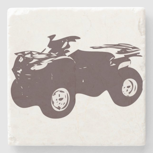 Porta copos de pedra de ATV (Frente)