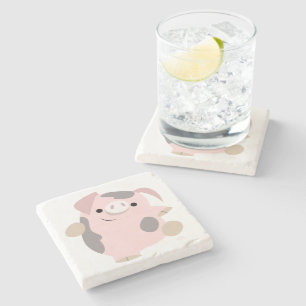 Porta copos de Pedra de Cartoon Bonita