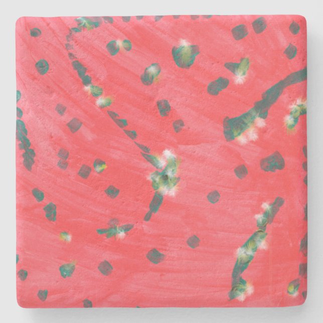 Porta copos de Pedra de Fluxo de Amor (Frente)