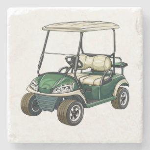 Porta copos de Pedra de Golf Carrinho