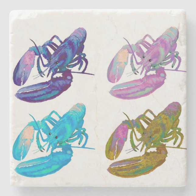 Porta copos de Pedra de Lagosta (Frente)