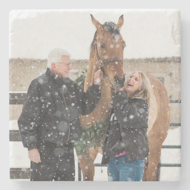 Porta copos de pedra de mármore de Cindy e de (Frente)