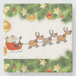 Porta copos de Pedra de Natal, Papais noeis