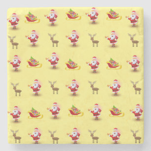 Porta copos de Pedra de Natal, Papais noeis