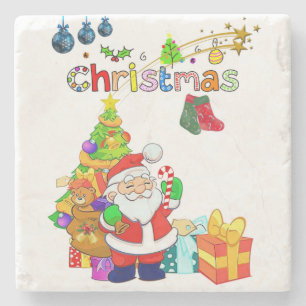 Porta copos de Pedra de Natal, Papais noeis