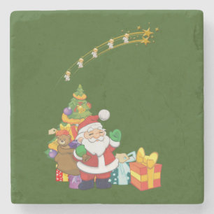 Porta copos de Pedra de Natal, Papais noeis