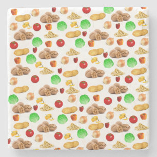 Porta copos de Pedra de Salada Nua