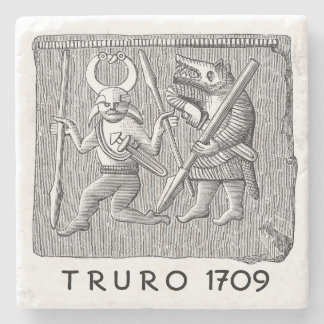 Porta copos de pedra de Truro 1709