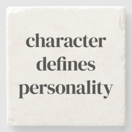 Porta copos de Pedra do Caracter Marble