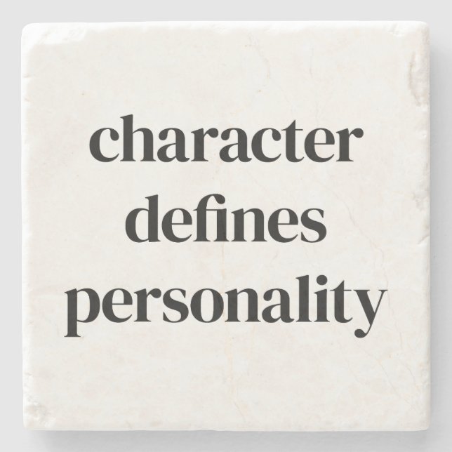 Porta copos de Pedra do Caracter Marble (Frente)