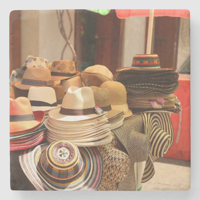 Porta copos de Pedra do Carrinho Sombrero (Frente)