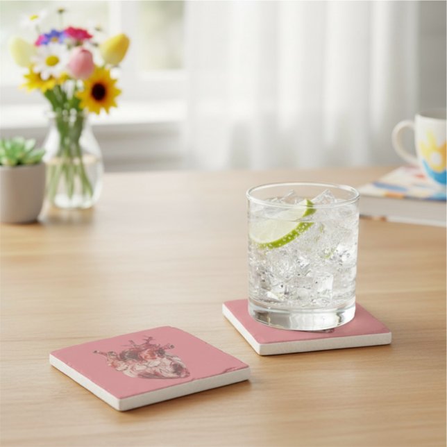 Porta copos de Pedra do Coração (Criador carregado)