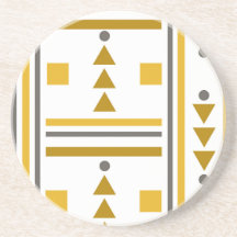 Porta copos de Pedra do Estilo Geométrico Moderno