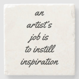 Porta copos de Pedra do Mármaco de Trabalho de Art