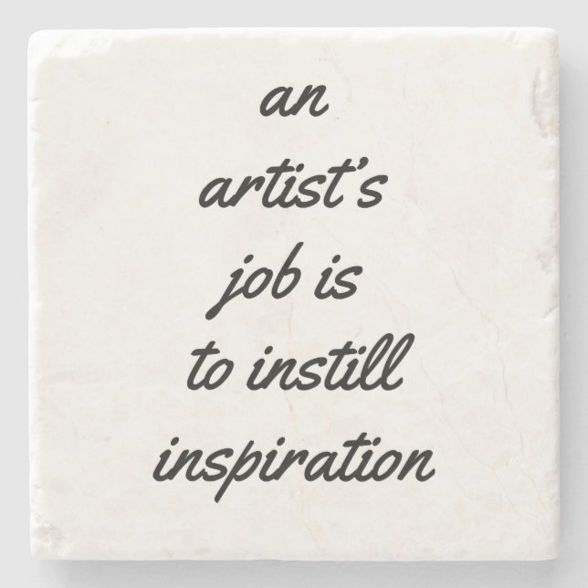 Porta copos de Pedra do Mármaco de Trabalho de Art (Frente)