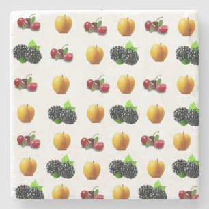 Porta copos de Pedra do Mármore de fruta