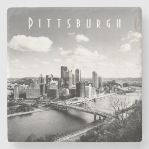 Porta copos de Pedra do Skyline Pittsburgh