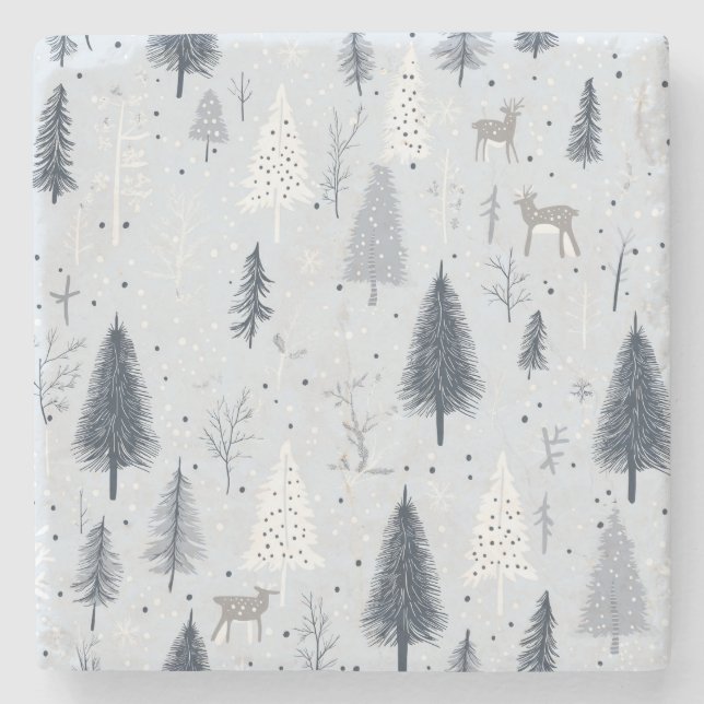 Porta copos de Pedra Escandinava da Wonderland Win (Frente)