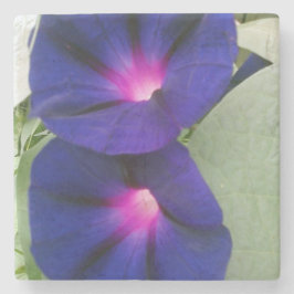 Porta copos de pedra floral