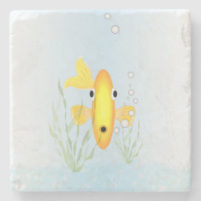 Porta copos de Pedra Goldfish Bowl (Frente)