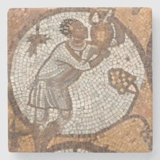 Porta copos de Pedra Marble de Antiguidade Preta