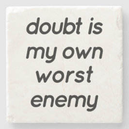 Porta copos de Pedra Marble Dubt